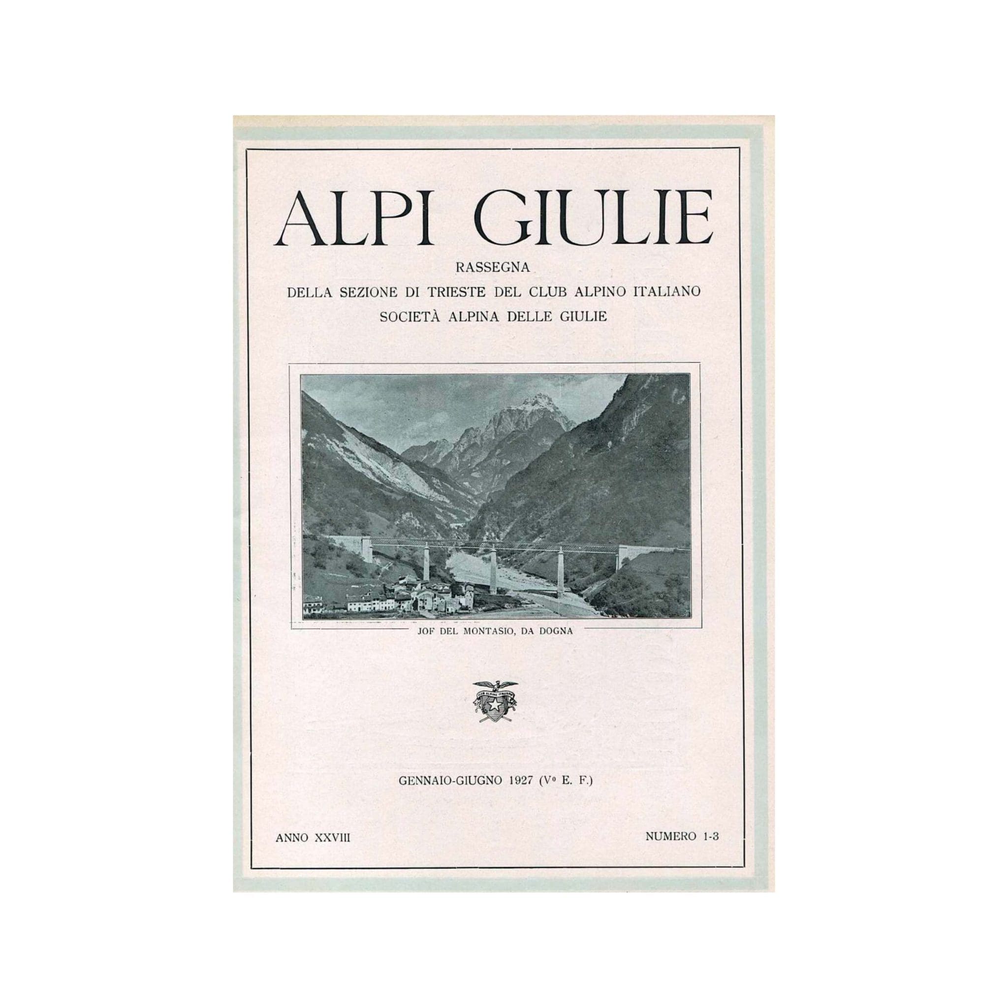 AG Anno 28 n 1 1927 cover