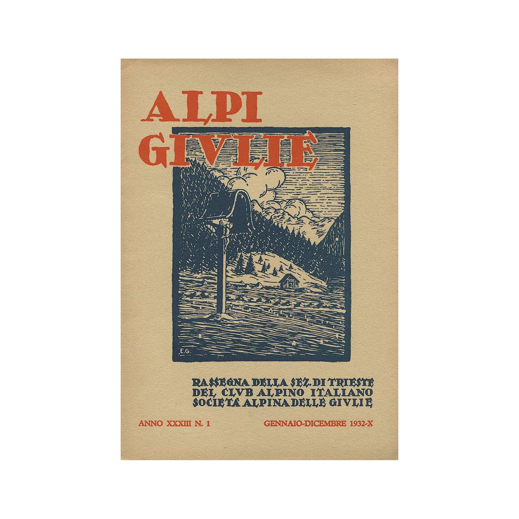 AG Anno 33 n. 1 1932 cover