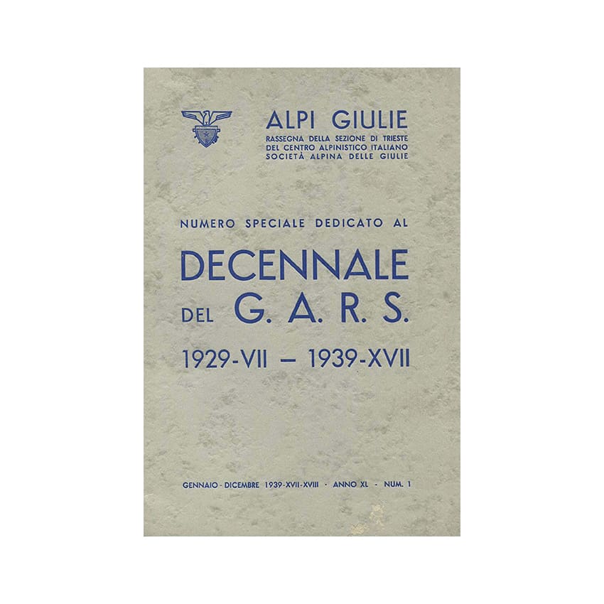 01 anno 40 decennale del GARS 1939 cover